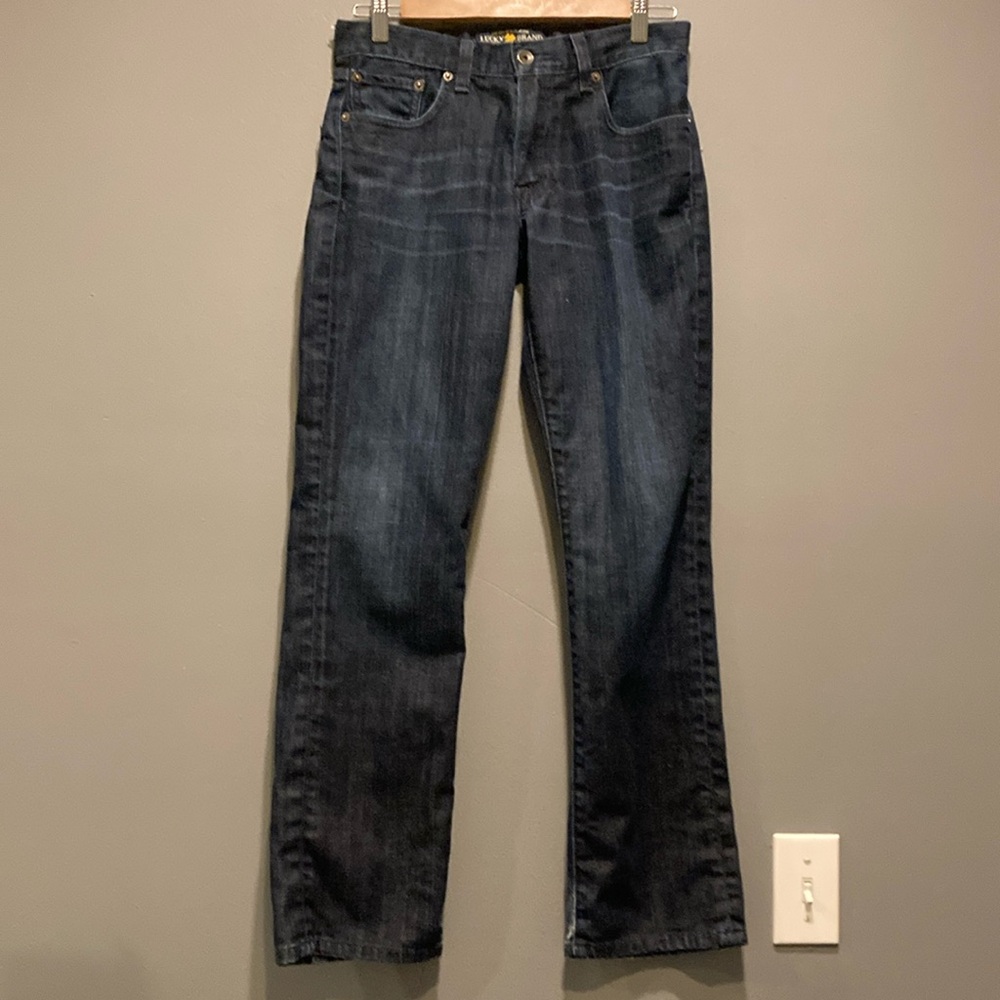 Lucky Brand Men's Deep Indigo Straight Jeans